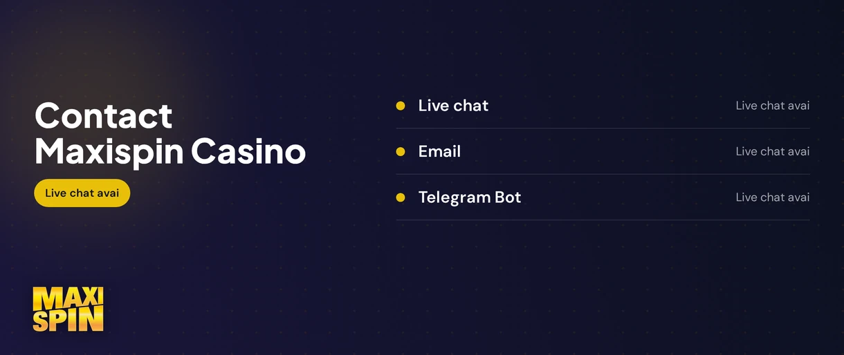 Browse casino contact options